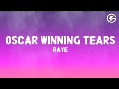 Oscar Winning Tears.  (Lyrics)
