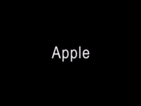 Apple (official lyric video)