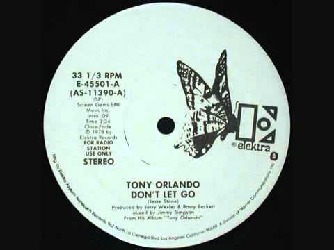 Tony Orlando Don't Let Go Paradise Garage Classic