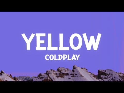 Yellow (Lyrics)